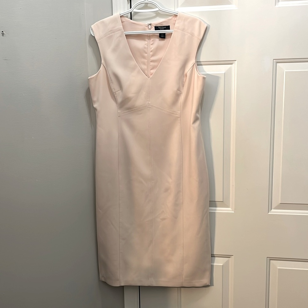 Easter WHBM blush sheath dress
